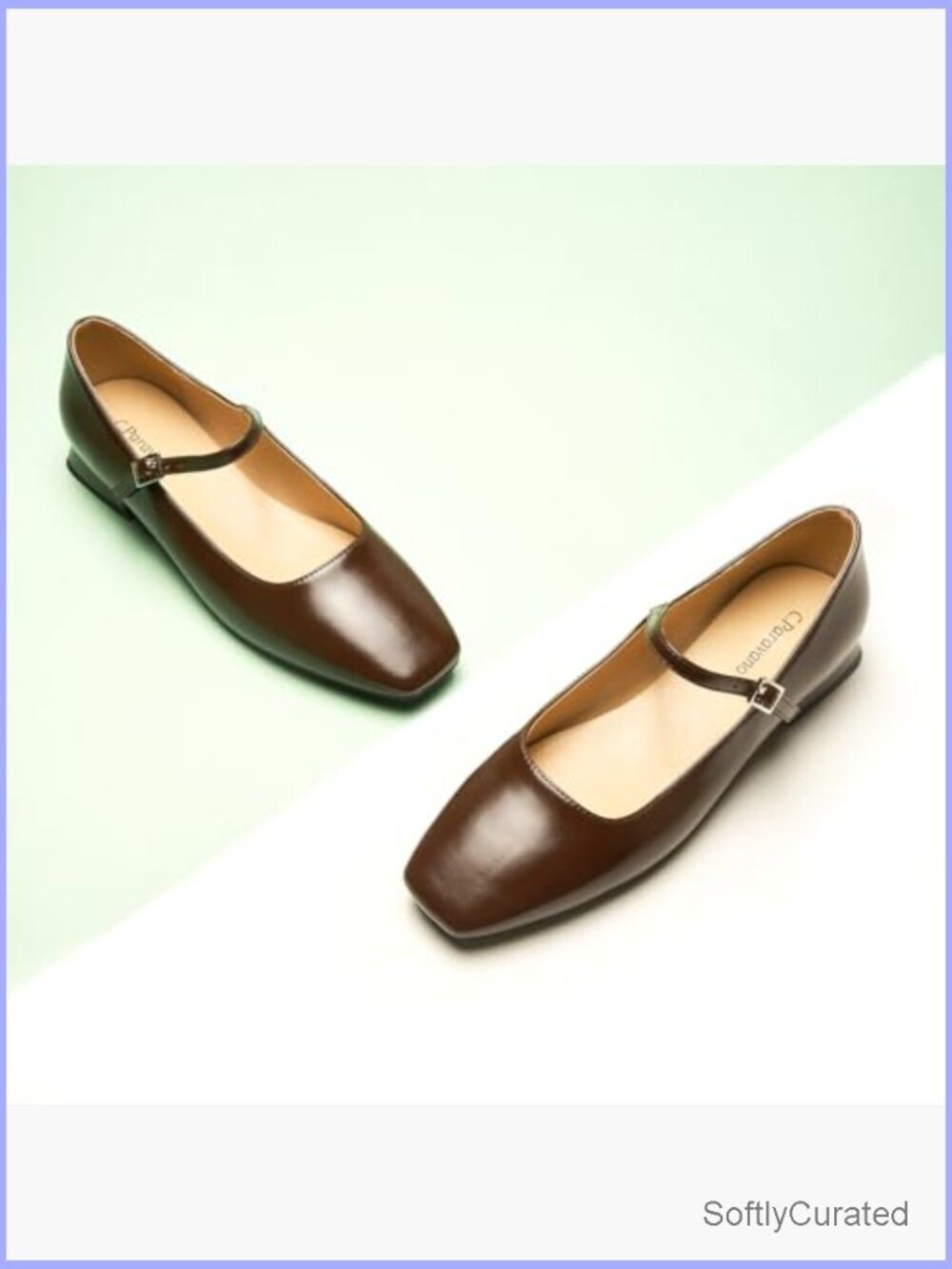 Women's Mary Jane Flats with Adjustable Strap & Memory Foam Comfort - Picture 3 of 7